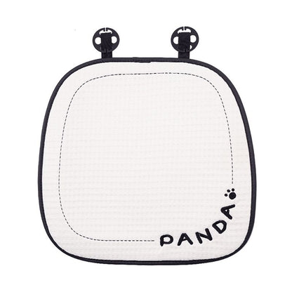 Cartoon panda car seat cushion summer ice silk breathable car seat cushion all season car seat cooling pad