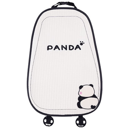 Cartoon panda car seat cushion summer ice silk breathable car seat cushion all season car seat cooling pad