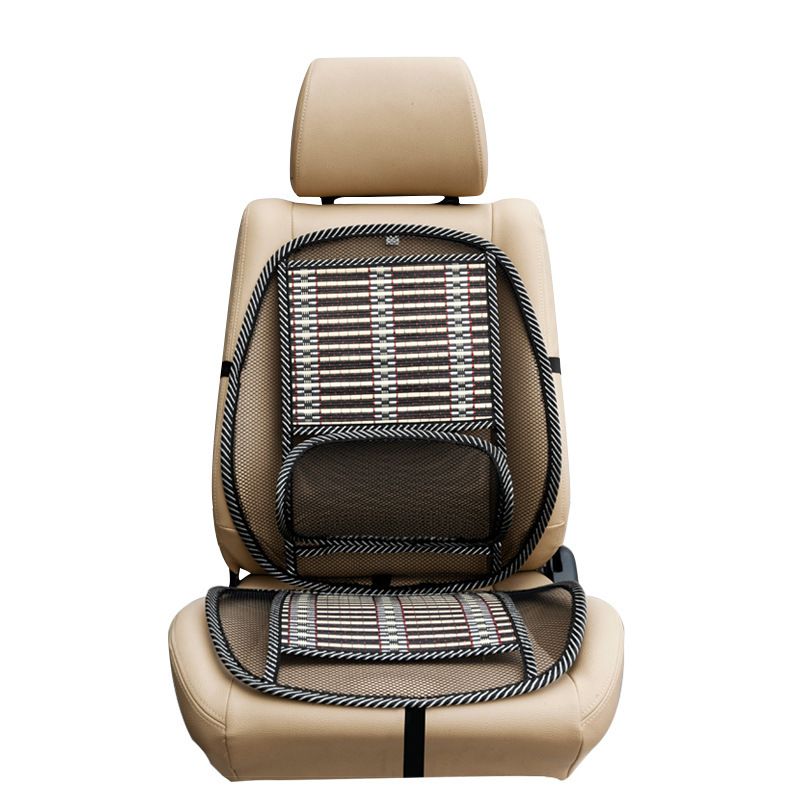 Summer car body steel wire seat cushion, car massage bamboo wire cushion, home and car two use breathable waist support steel wire seat cushion