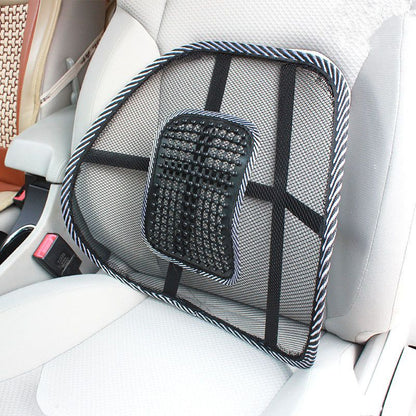 Summer car body steel wire seat cushion, car massage bamboo wire cushion, home and car two use breathable waist support steel wire seat cushion
