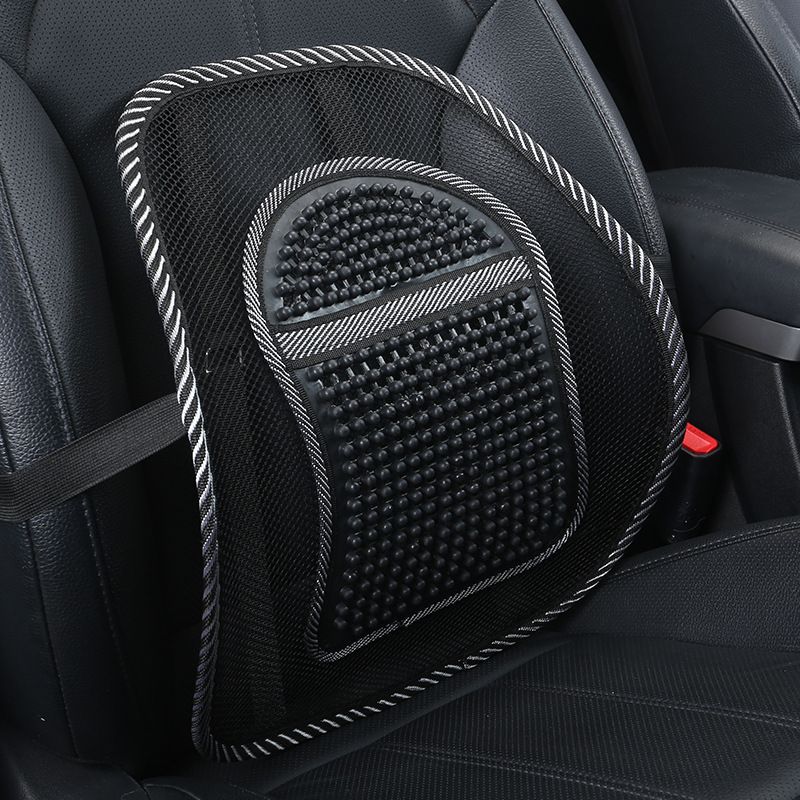 Summer car body steel wire seat cushion, car massage bamboo wire cushion, home and car two use breathable waist support steel wire seat cushion