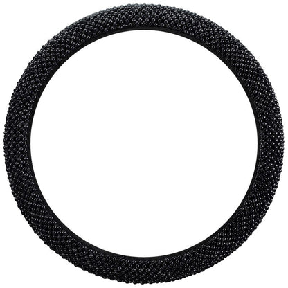 Rubber jade pure hand woven summer car steering wheel sleeve