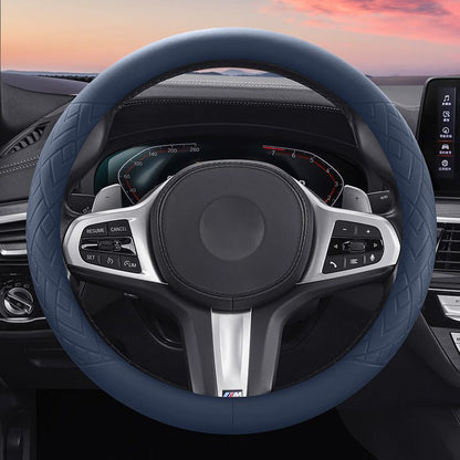 The steering wheel strap is anti-slip and sweat-absorbing for all seasons. It is suitable for cars, SUVs and off-road vehicles. It is sweat-absorbing, protective and wear-resistant