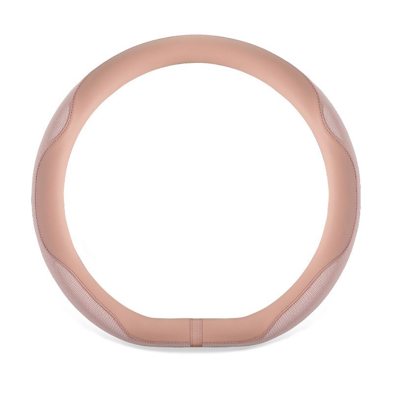 Ultra-thin summer D-shaped sweat-absorbing and anti-slip steering wheel cover for men and women