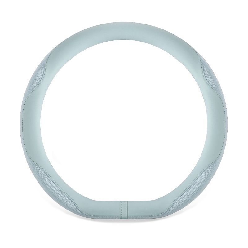 Ultra-thin summer D-shaped sweat-absorbing and anti-slip steering wheel cover for men and women