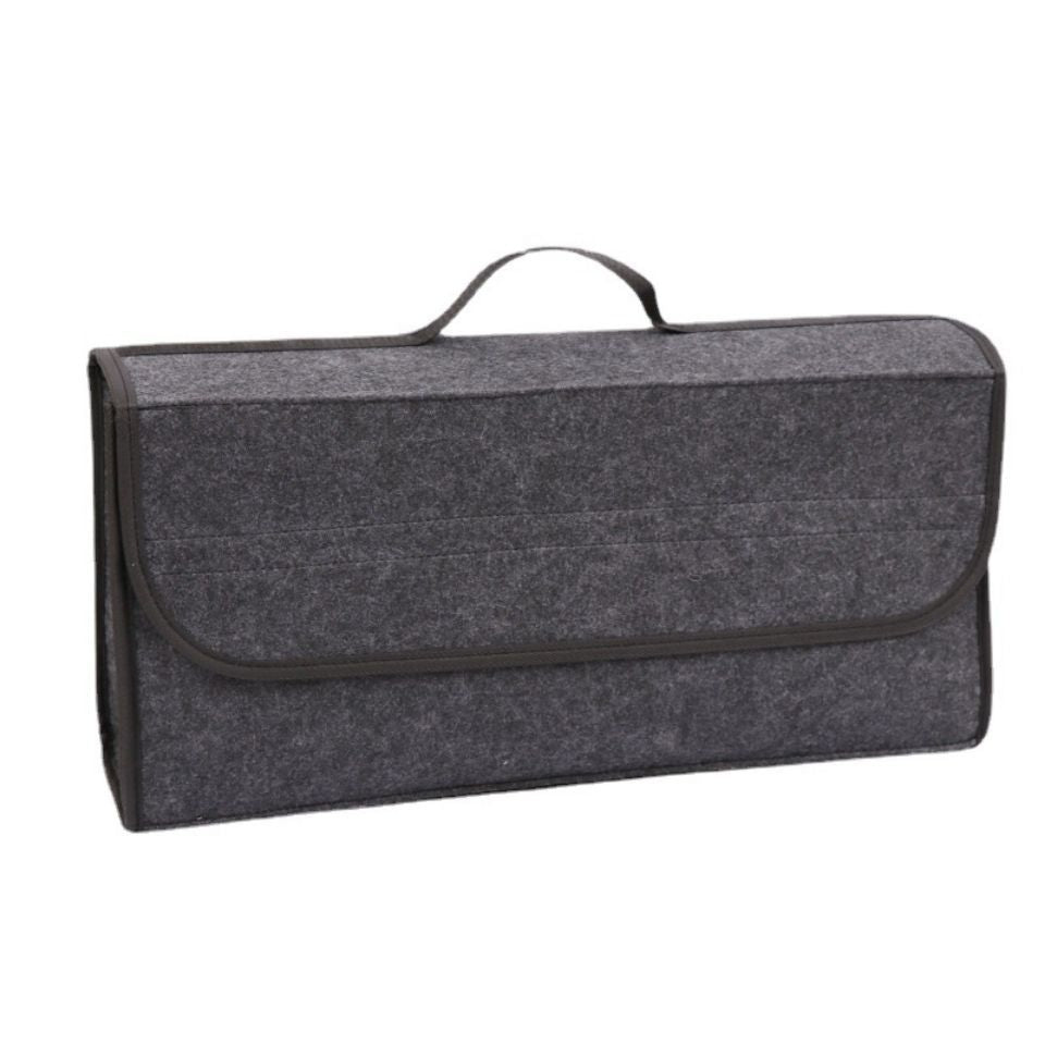 Foldable felt car storage box tool organizer storage bag car trunk storage box