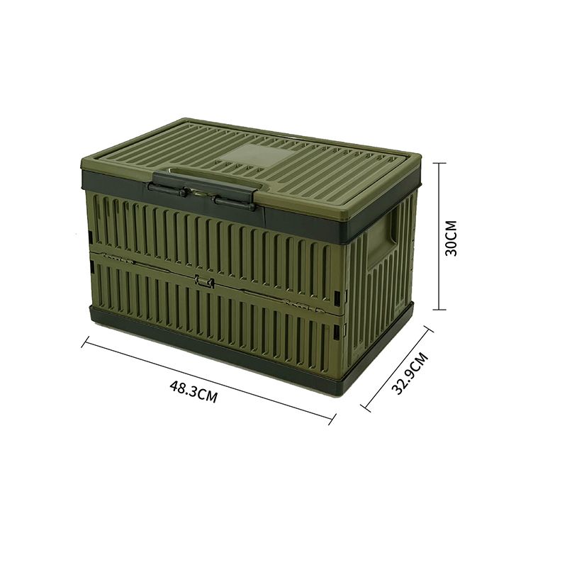 Outdoor camping revenue collection box industrial style can sit folding box organize car trunk large capacity storage box for home use