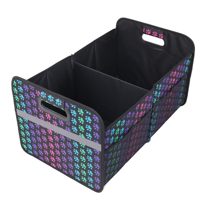 Car trunk storage box storage box Oxford cloth folding carton car storage box