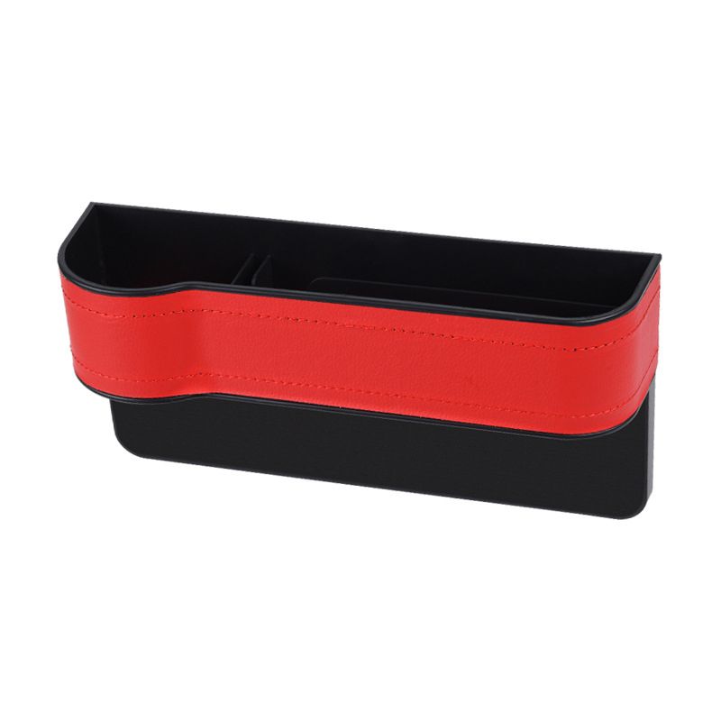 Car seat gap storage box car supplies leather multi-functional crevice storage box storage bag storage box