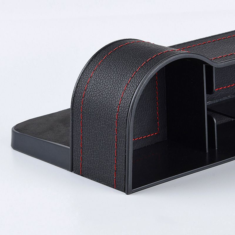 Car seat gap storage box car supplies leather multi-functional crevice storage box storage bag storage box