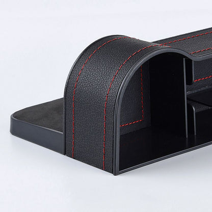 Car seat gap storage box car supplies leather multi-functional crevice storage box storage bag storage box