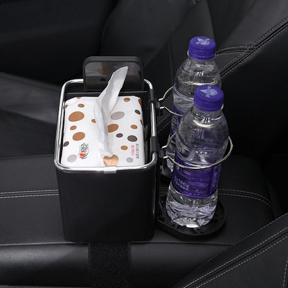 Car umbrella miscellaneous storage box storage box garbage bag car seat back hanging car trash can