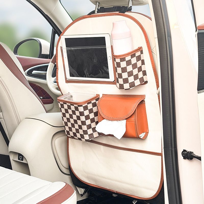 Car seat back storage bag, storage bag, storage box, car seat back decoration