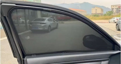 Magnetic mesh screen car sunshade car sunshade heat insulation light curtain magnetic mesh screen car supplies curtains