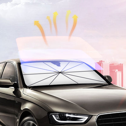 Car sunshade umbrella, car front windshield sun protection and heat insulation plate, telescopic universal front car sunshade