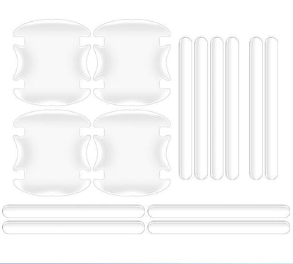 Door anti-collision strip, door side anti-scratch handle, car door bowl anti-scratch protection sticker, invisible transparent handle