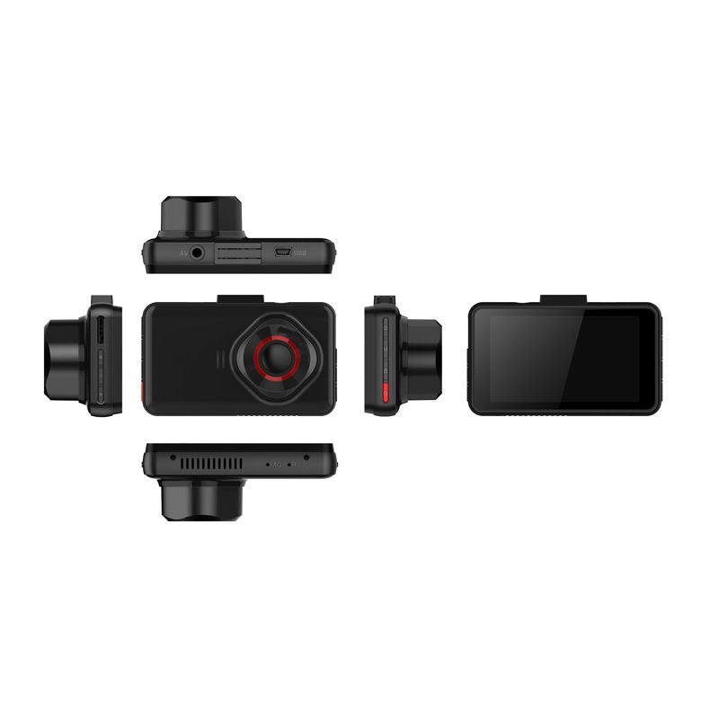 High definition 2K 4K front and rear dual lens reverse image WiFi car recorder