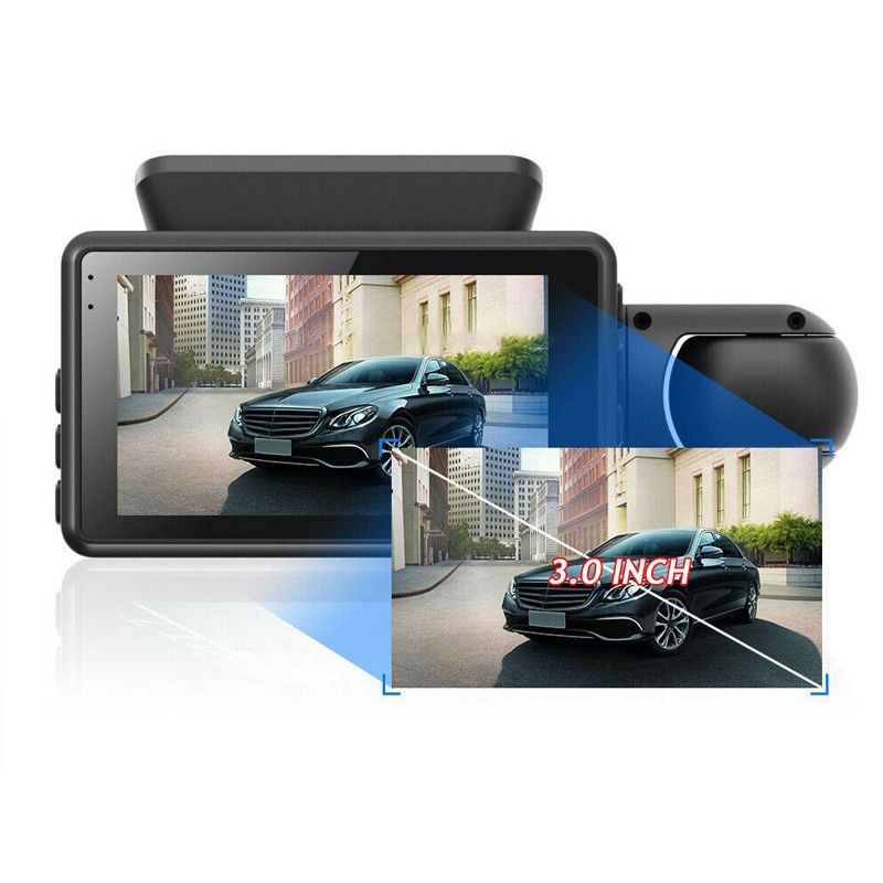 The front car has a 3-inch driving recorder with high-definition dual lens and 360-degree car camera 1080P
