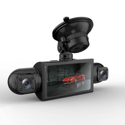 New 4-record 1080P dashcam with HD night vision, wide Angle 3.0 inch screen and DVR for car cameras