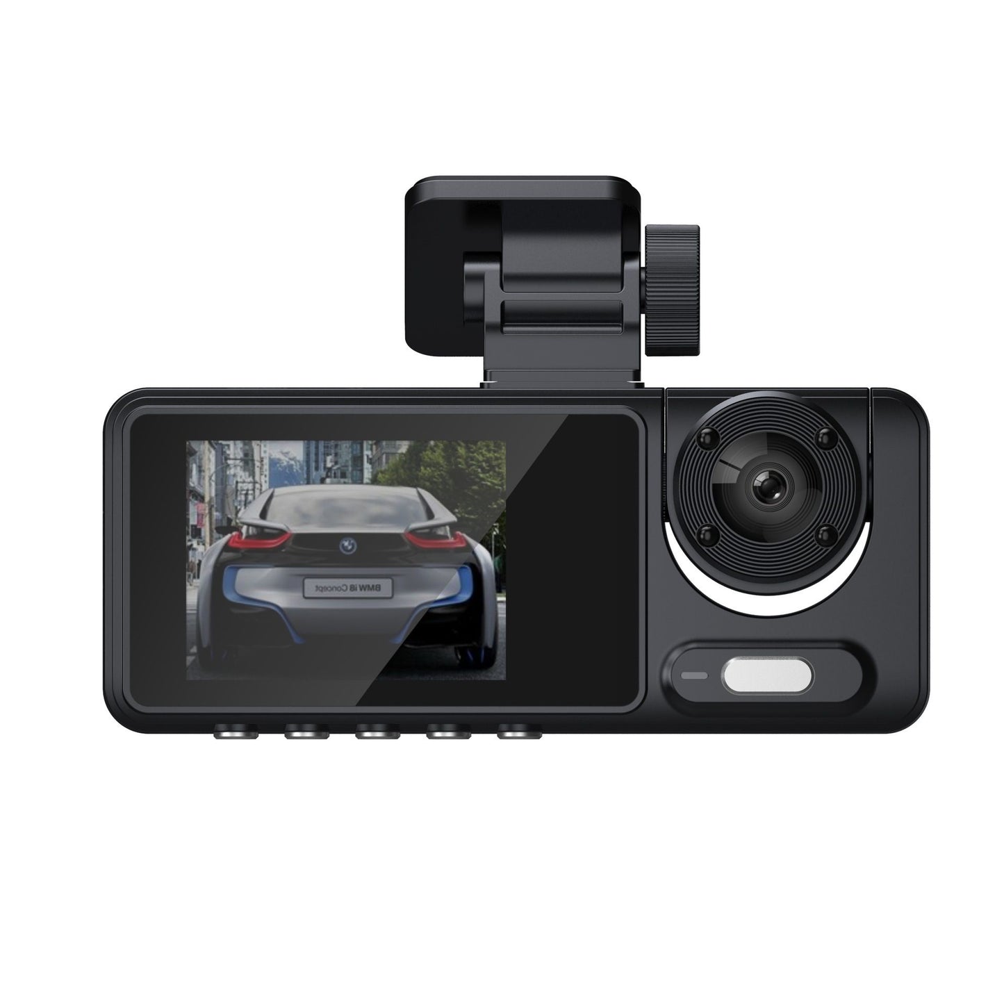 We have selected a 1080P mobile phone interconnection WIFI 3 lens car recorder