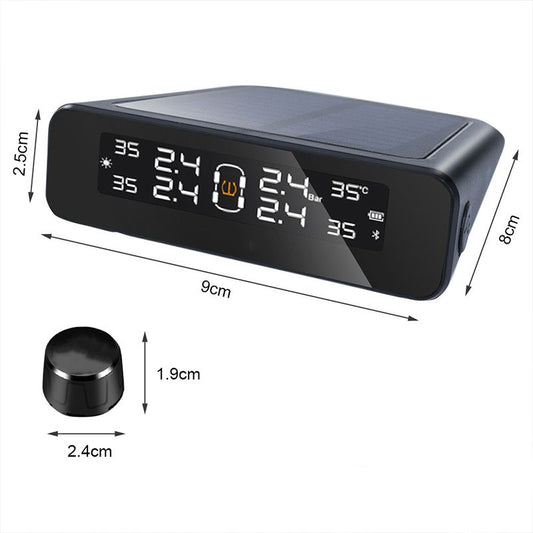 Solar voice tire pressure monitor, car tire sensor, high precision tire pressure external sensor tpm