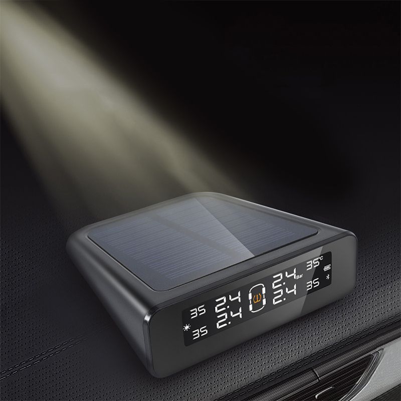 Solar voice tire pressure monitor, car tire sensor, high precision tire pressure external sensor tpm