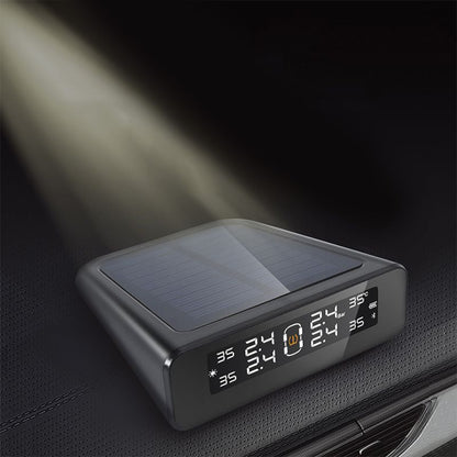 Solar voice tire pressure monitor, car tire sensor, high precision tire pressure external sensor tpm