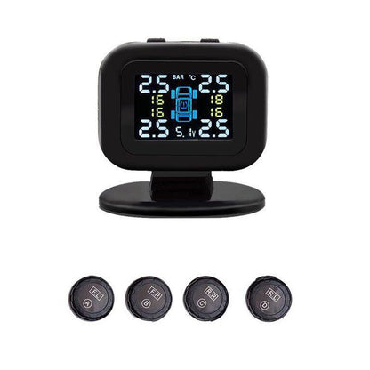 Q2 cross-border vehicle TPMS Mini car tire pressure monitor temperature monitor external tire pressure detection system