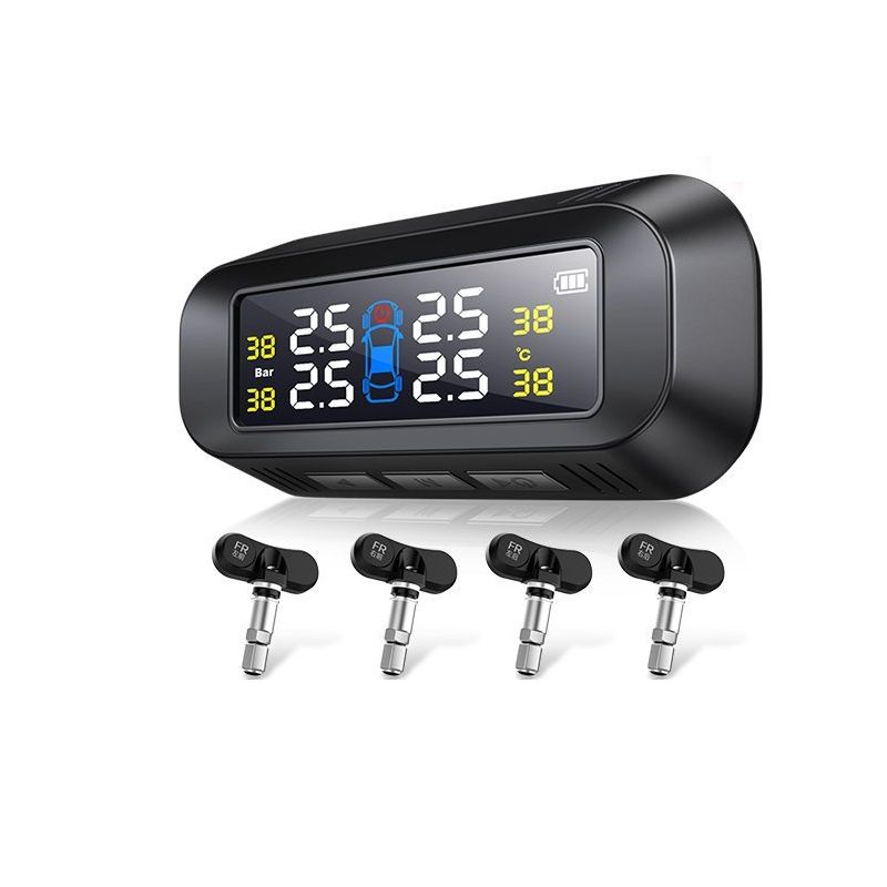 Z3E [18,000 people collect] The tire pressure monitor is a built-in external universal tire detector with wireless power