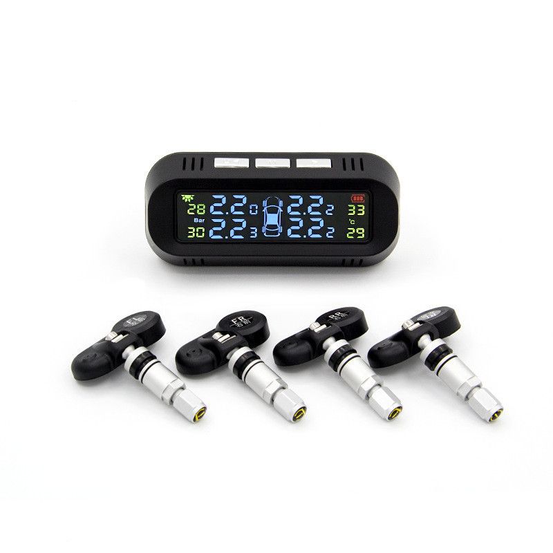 Z3E [18,000 people collect] The tire pressure monitor is a built-in external universal tire detector with wireless power