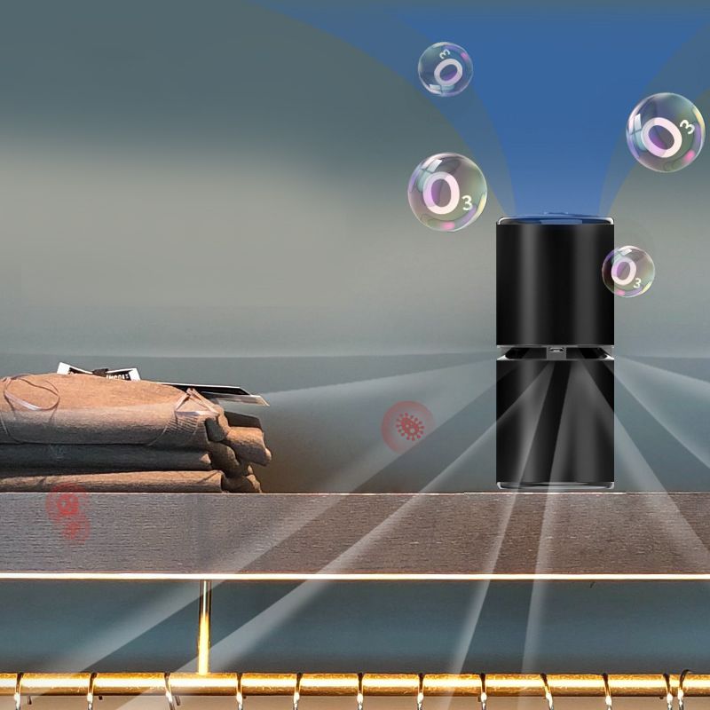 Car portable on-board air purifier magic box household negative ion fruit and vegetable ozone atomizer