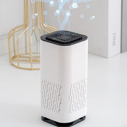 Intelligent on-board negative ion purifier USB smoke and dust removal indoor purifier