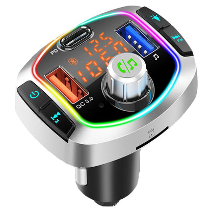 Car Bluetooth receiver mp3 player 5.0 lossless music car lighter multifunctional supplies fast charge BC63