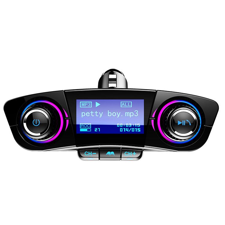 Car MP3 player multi-function Bluetooth receiver U disk car charger car lighter bt06